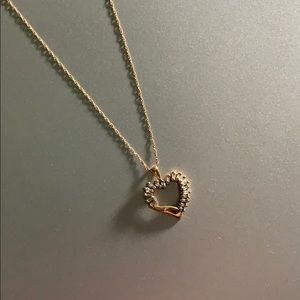 Gold heart necklace